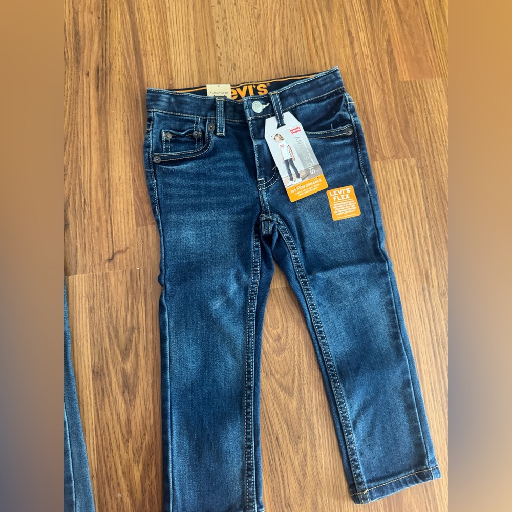 Levi's Dark Blue Slim Jeans for kids